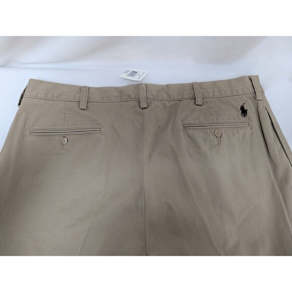 NWT Polo Ralph Lauren Mens Ethan Pants Chino Size 38X32 Tan - Picture 6 of 8